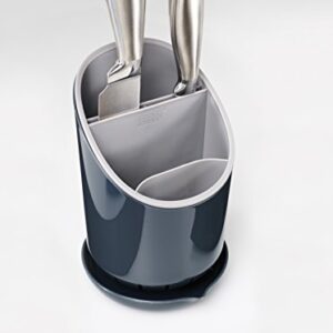 Joseph Joseph Dock Cutlery Drainer and Organizer, Dark Grey/Grey