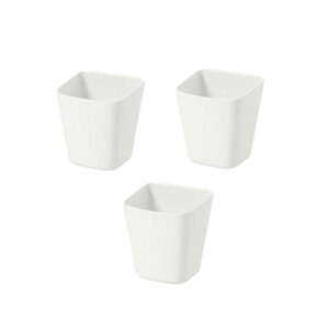 ikea new sunnersta container, white, set of 3