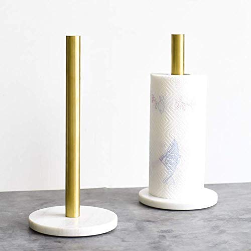 PuTwo Paper Towel Holder Countertop Stand-up Toilet Paper Roll Holder Kitchen Roll Holder Kitchen Towel Holder Vertical Paper Towel Stand, Toilet Paper Holder Stand Tower Holders for Bathrooms Kitchen