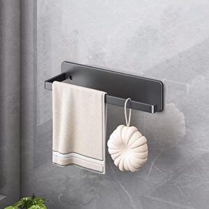 paper towel holder, aheucndg wall mount paper towel holder, for kitchen or bathroom self-adhesive paper roll holder or bath towel holder hangers(1pack)