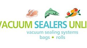 2 Pack of Vacuum Sealers Unlimited - 11" x 50' Rolls For FoodSaver, etc. - Thicker, Heavy-Duty Commercial Quality Textured Vacuum Sealer Bags - BPA Free