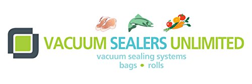 2 Pack of Vacuum Sealers Unlimited - 11" x 50' Rolls For FoodSaver, etc. - Thicker, Heavy-Duty Commercial Quality Textured Vacuum Sealer Bags - BPA Free