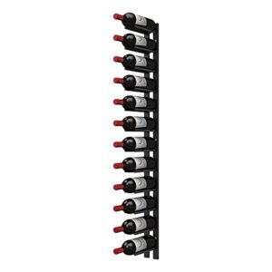 ultra wine racks cork out wall mounted wine racks (4 foot, matte black)