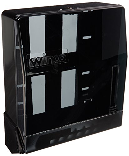 Winco Paper Towel Dispenser, Medium, Black