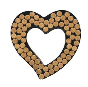 decomil wine cork holder (heart) | decorative wine cork holder (heart) | wall art cork holder decor (heart)