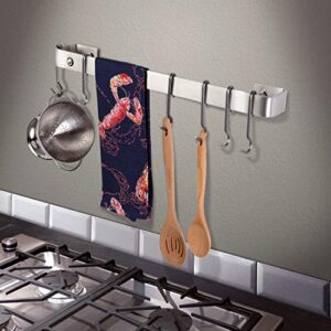 Enclume Premier 24-Inch Utensil Bar Wall Pot Rack, Stainless Steel