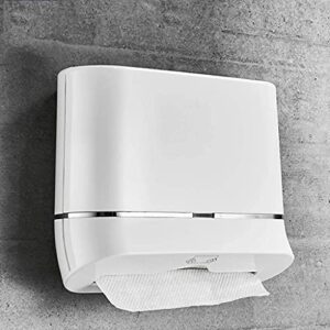 Easy to use Commercial Paper Towel Dispenser Wall Mount Waterproof Hand Towel Dispenser with Lock Papetowel Holders for Home Bathroom Save Space