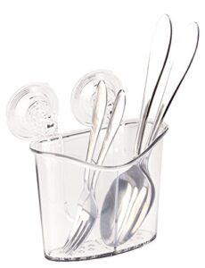 better houseware in-sink cutlery holder, large, clear