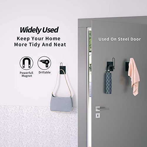 YJSMO Magnetic Paper Towel Holder for Refrigerator,Wall Mount Towel Rack Magnetic Towel Bar Multi Function Made of Iron,Used for Kitchen (White)