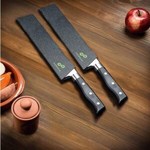 EVERPRIDE 12 Inch Chef Knife Guard Set (2-Piece Set) Long Knives Blade Edge Cover Sheaths for Chef’s Knives – Durable, BPA-Free, Felt Lined, Sturdy ABS Plastic – Knives Not Included
