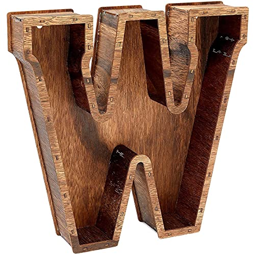 Monogram Letter Wine Cork Holder Décor (11.75 Inches)