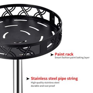 AIWFL 2 Tier Lazy Susan Turntable Spice Rack 360° Rotating Storage Rack Seasoning Rack for Kitchen Closet Cabinet Bathroom Countertop