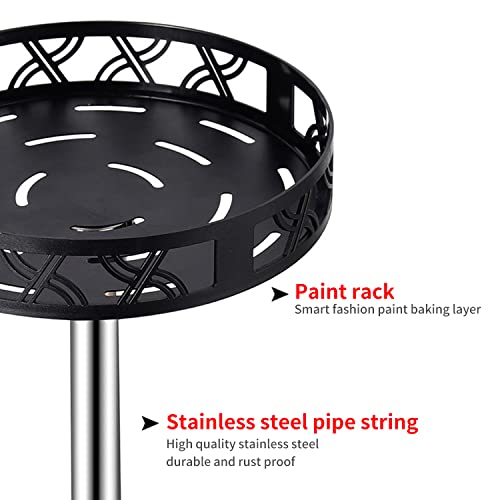 AIWFL 2 Tier Lazy Susan Turntable Spice Rack 360° Rotating Storage Rack Seasoning Rack for Kitchen Closet Cabinet Bathroom Countertop