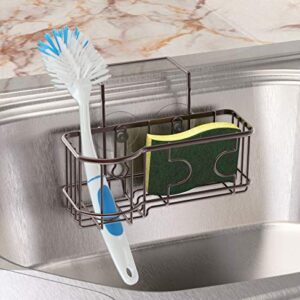 Simple Houseware Kitchen Sink Caddy Organizer for Brush Sponge Holder, Bronze