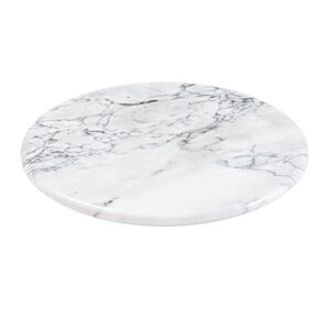 everbbking 12‘’ marble lazy susan turntable rotating serving plate organizer