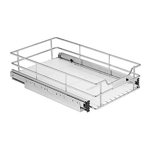 CUISINART 11" Sliding Cabinet Organizer, Chrome Finish