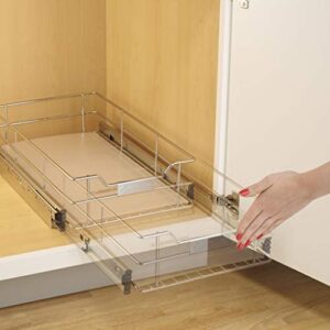 CUISINART 11" Sliding Cabinet Organizer, Chrome Finish