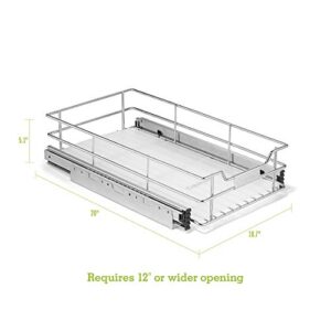 CUISINART 11" Sliding Cabinet Organizer, Chrome Finish