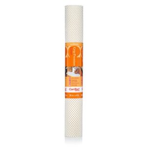 con-tact brand grip premium thick non-adhesive shelf and drawer liner, 20″ x 4′, bright white