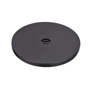 meccanixity 7inch rotating swivel stand with steel ball bearings lazy susan base turntable for kitchen corner cabinets, black