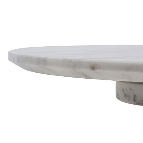 White Marble Lazy Susan - 15"Dia x 1 3/4"H