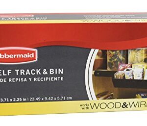 Rubbermaid Pantry Organization Shelf Track and Bin