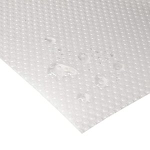 Clear Plastic Shelf Liner, Non-Adhesive Roll for Kitchen, Fridge, Pantry, Drawers (17.5 in x 20 Ft)