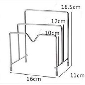 XJJZS Lid Organizer,Kitchen Dish Plate Storage Organizer and Drying Rack,Bakeware Pot Lid Rack Holder Organizer,Pantry and Cabinet Holder