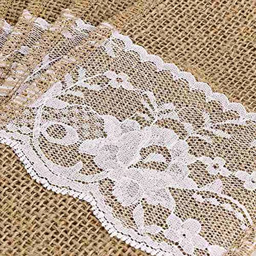 Yothfly 100Pc Burlap Lace Cutlery Pouch Rustic Wedding Knife Fork Holder Bag Hessian Table Decoration Accessories