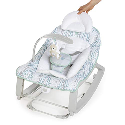 Ingenuity Keep Cozy 3-in-1 Grow with Me Vibrating Baby Bouncer Seat & Infant to Toddler Rocker - Spruce, Newborn and up