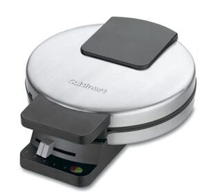 cuisinart classic waffle maker, round, silver