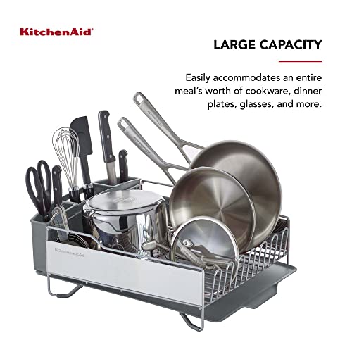 KitchenAid Full Size Dish Rack, Light Grey