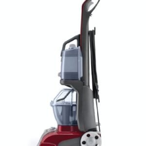 Hoover Power Scrub Deluxe Carpet Cleaner Machine, Upright Shampooer, FH50150, Red