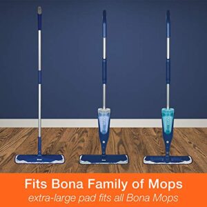 Bona Microfiber Cleaning Pad, for Hardwood and Multi-Surface Floors, fits Bona Family of Mops, 3 Pack