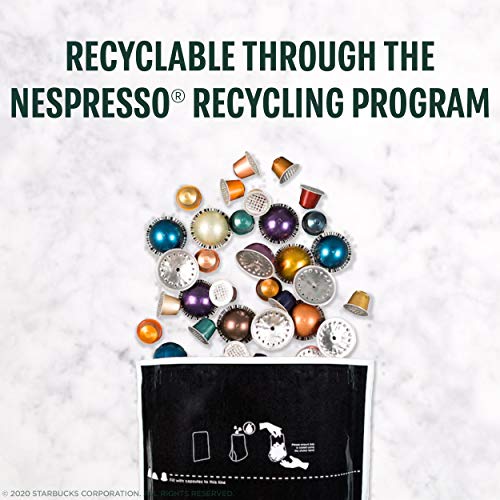 Starbucks by Nespresso Blonde Roast Espresso (50-count single serve capsules, compatible with Nespresso Vertuo Line System)