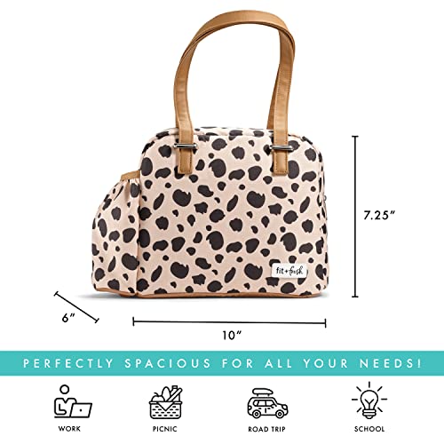 Fit+Fresh Laketown Adult Insulated Lunch Bag women love - Lunchbox, Lunch Tote, Cute Small Lunch Box For Women, Lunch box Men, Lunch Bags Women, Insulated Lunch Box, Lunch Boxes, Adult Lunch, Cheetah