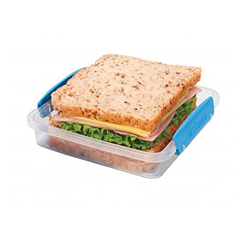 Sistema 450ml Sandwich Box to Go, One Box (Colors May Vary)