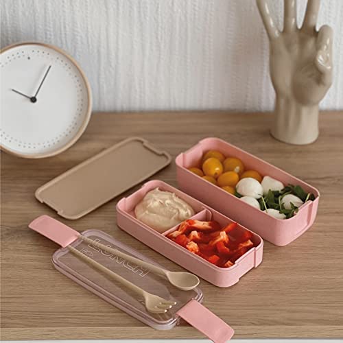 TARLINI Bento Box Lunch Containers- Portable Microwave Japanese Bento ...