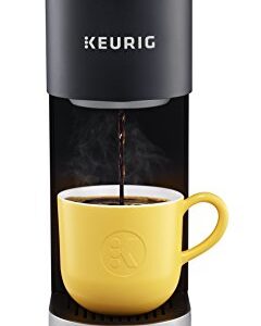 Keurig K-Mini Plus Coffee Maker, Single Serve K-Cup Pod Coffee Brewer, 6 to 12 oz. Brew Size, Stores up to 9 K-Cup Pods, Black