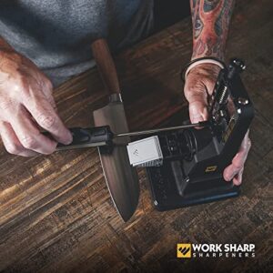 Work Sharp Precision Adjust Elite Knife Sharpener Including Additional Sharpening Stones and Carry Case