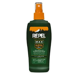 Repel Insect Repellent Sportsman Max Formula (2 Pack), Repels Mosquitoes, Ticks and Gnats, Effective Long-Lasting Protection, 40% DEET (Pump Spray) 6 fl Ounce