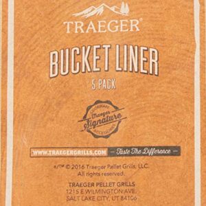 Traeger Grease Bucket Liner 5-Pack