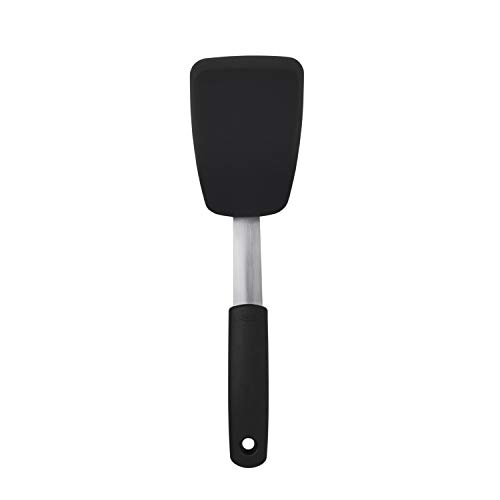 OXO Good Grips Small Silicone Flexible Turner Black