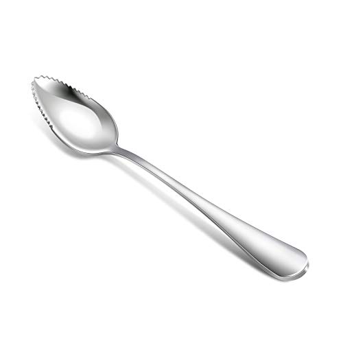 Hiware 4-piece Grapefruit Spoons, Stainless Steel