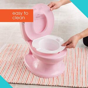 Summer My Size Potty, Pink Realistic Potty Training Toilet Looks and Feels Like an Adult Toilet Easy to Empty and Clean, 1 Count (Pack of 1)