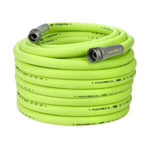 flexzilla garden hose 5/8 in. x 100 ft., heavy duty, lightweight, drinking water safe, zillagreen – hfzg5100yw-e