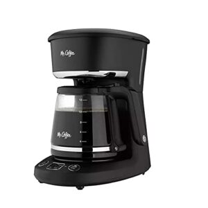 mr. coffee brew now or later coffee maker, 12- cup, black