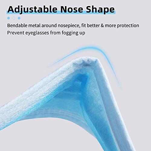 Bigox Face Mask Disposable Earloop Blue 50Pcs