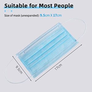 Bigox Face Mask Disposable Earloop Blue 50Pcs