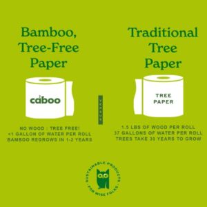 Caboo Tree Free Bamboo Paper Napkins, 4 Packs of 250, 1000 Total Napkins, Eco Friendly, Sustainable, and Disposable Kitchen Napkins